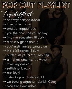 the top out playlist for black women