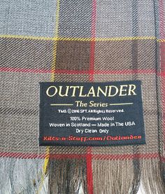 Kilt Fashion: OUTLANDER JAMIE FRASER TARTAN PREMIUM WOOL SCARF - Kilts-n-Stuff.com. #outlander #outlanderstarz #outlanderseries #outlanderseason4 #celtic Outlander Mens Vest, Tartan Bridal Shawl, Outlander Accessories, Shaw Tartan, Outlander Party, Kilt Fashion, Outlander Jamie Fraser, Fraser Tartan, Wool Tartan Fabric