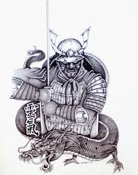 http://amertha.ink/#intro Samurai Drawing, Dragon Tattoo Meaning, Samurai Tattoo Design, New Tattoo Designs, Asian Tattoos, Warrior Tattoo, Samurai Tattoo, Dragon Tattoo Designs