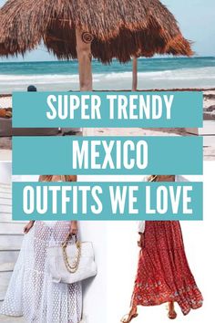 Best Vacation Outfits, Dressy Vacation Outfits, Cancun Outfit Inspiration, Mexico Womens Outfits, Outfit Ideas For Tropical Vacation, Outfits To Wear In Mexico Summer, Outfit Ideas For Mexico Vacation Plus Size, Casual Mexico Vacation Outfits, Dresses For Mexico Vacation For Women