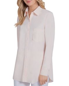 Lysse Schiffer Button-Down Top Classic Fitted Blouse With Pockets, Fitted Blouse With Pockets And Spread Collar, Button Downs, Cool Outfits, Tunic Tops, Button Down Shirt, Pick Up, In Store, Buy Online