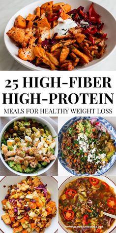 Meals High In Fiber And Protein, High Protein Balanced Meals, High Fibre Recipes Dinners, High Fiber Healthy Meals, High Protein Meals Paleo, Mediterranean Diet Recipes High Protein, High Protein Nutrient Dense Meals, High Protein High Fiber Meals Low Carb, High Protein Volume Meals