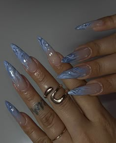 Long Almond Summer Nails, Nail Ideas Stilletos, Stiletto Nails Summer, Stilleto Nails Designs, Classy Acrylic Nails, Makijaż Smokey Eye, Beach Nails, Fire Nails