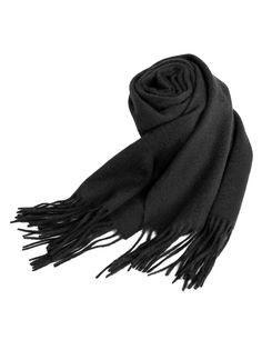 A luxurious wool scarf with a hint of stretch for comfort, a fringed drape adding a romantic finish. The scarf is designed with beautiful colors to match your everyday outfit. It layers effortlessly over everything. Keep warm on chilly fall and winter evenings in the the sensual texture of the fringes. Designed for both men and women. The perfect gift for your loved ones.One Size: 180W x 35H cmMaterial: 100% WoolColor: Black, Burgundy, Taupe Solid Color Fringe Scarf For Fall, Elegant Fringed Scarves For Fall, Classic Pashmina Scarf For Fall, Elegant Fringe Shawl Scarf, Elegant Fringed Shawl Scarf, Elegant Wool Scarves For Cold Weather, Fall Fringe Scarves, Elegant Black Cashmere Scarf, Elegant Winter Scarves For Cold Weather