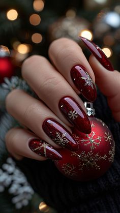 Art Noel, Nail Art Noel, Christmas Gel, December Nails, Christmas Nails Easy, Nails Easy