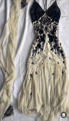 Champagne Chiffon Black Lace Prom Dress Spaghetti Strap Long Dresses Alternative Prom Dress, Black Lace Prom Dress, Floral Prom Dresses, Spaghetti Strap Prom Dress, Prom Dresses Two Piece, Lace Prom Dress, Sequin Prom Dresses, Sweet 16 Dresses