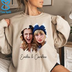 This Custom Picture Gifts personalized hoodie/sweatshirt is the most thoughtful way to show appreciation for your family, friends and relatives on their birthday, christmas or any occasion. How To Order  1. Kindly check and review all photos for your reference. 2. Choose your Hoodie/Sweatshirt size. 3. Choose your Hoodie/Sweatshirt color 4. Click add to cart when done. 5. If you need more than 1 item, please go back and add more. 6. Click "Proceed to check out". 7. If you have any questions plea Hoodie For Couples, Custom Picture Gifts, Customized Photo Gifts, Cadeau Photo, Picture Gifts, Couples Gift, Show Appreciation, Corrugated Box, Gifts Personalized