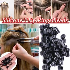 500PCS Silicone Micro I Tip Ring Beads 5/6mm for I Tip Hair Extensions Kits Tool Description Type: Micro I Tip Rings Specifications: 5mm*2.9mm*3mm / 6mm*4mm*4mm(Outside Diameter*Inside Diameter*Height) Color: Black, Beige, Dark Brown, Light Brown Usage:for Connecting I Tip Hair Extensions Shipping：Free Shipping, Ship via USPS, Stock in US Notice Before Order ※ The pictures are captured by ourselves. But Color Differences may occur shown due to diffferent lighting, monitors, and setting. ※ Please I Tip Hair Extensions, Light Brown, Hair Extensions, Dark Brown, Beads, Lighting, Ring, Free Shipping, Hair