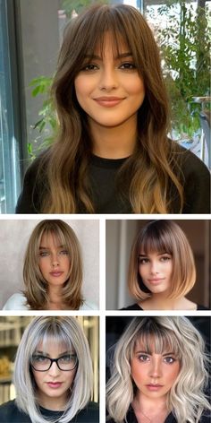 Refresh your look with these adorable wispy bangs styles! Whether you're looking for a subtle change or a bold statement, wispy bangs are a versatile choice that can suit any face shape. From soft, face-framing wisps to edgy, choppy bangs, there's a style for everyone. Try out these trendy looks and give your appearance a fun and flirty update. #WispyBangs #HairstyleInspo #HairTransformation #BangsAreBack Bangs For Teen Girls, Haircut Wispy Bangs, Lob With Wispy Bangs, Short Hair Wispy Bangs, Wispy Bangs Short Hair, Wispy Bangs Long, Cute Wispy Bangs, Hair Wispy Bangs, Wispy Fringe Bangs