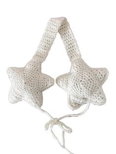 crochet star earmuff | handmade star ear warmer Cotton-acrylic whool blend. One size fits to all You can personalize and choose up to 6 colors (ask for available colors) Hand-crafted in Peru Care: Hand wash, wash with cold water, do not bleach. Crochet Star Earmuffs, Earmuff Crochet, Star Earmuffs, Crochet Ear Warmers, Crochet Star, Crochet Stars, Ear Warmer, Oct 31, Earmuffs