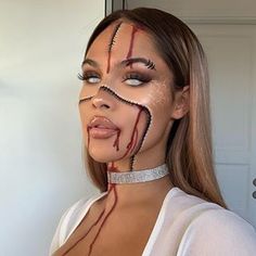 Zombie Makeup Women, Angel Halloween Costumes, Creepy Halloween Makeup