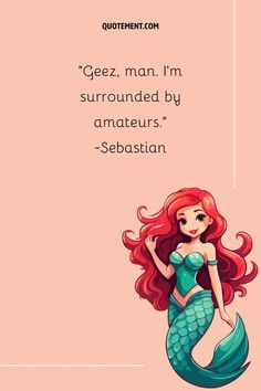 Here’s a compilation of the 60 best Little Mermaid quotes to highlight the most legendary moments and remind you that life is the bubbles! Little Mermaid Quotes, Life Is The Bubbles, Mermaid Quotes, Disney Princess Characters, Life Under The Sea, Character Quotes, Summer Quotes, Disney Character