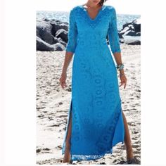 Beautiful Lily Pulitzer Maxi Dress. Brand New With Tags. Size Is Small, Runs Small. Blue Floor-length Maxi Dress For Beach Cover-up, Blue Floor-length Maxi Dress For Beach, Blue Floor-length Dress For Vacation, Light Blue Maxi Dress For Beach, Elegant Blue Maxi Dress For Beach Cover-up, Blue Fitted V-neck Beach Dress, Elegant Blue Beach Dress For Spring, Light Blue V-neck Beach Dress, Light Blue V-neck Dress For Beach Season