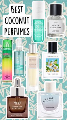 Coconut Perfumes For Women, Scent Combos Hygiene Coconut, Coconut Girl Perfume, Coconut Fragrance Perfume, Coconut Scent Combo, Coconut Perfume Best, Coconut Fragrance, Summer Scents, Coconut Scent