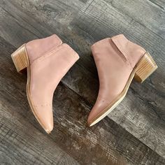 Hi! Thanks So Much For Checking Out My Closet! Check Out My Other Items For A Bundle And Shipping Discount. Items Come From A Smoke-Free Home And Ship In 1-2 Business Days. Measurements Available Upon Request. Brand: Joie Style: Jacobeen Ankle Boots In Color Dusty Buff. Supple, Soft Leather Material With Dainty Studded Accents. Low Heel, Elastic Ankle Opening For Ease Of Donning. Material: Leather Condition: Nwb, No Flaws To Note. New Price: $348 Leather Booties For Spring, Casual Leather Heeled Boots With Almond Toe, Pink Leather Spring Booties, Casual Ankle-high Heels With Leather Sole, Casual Ankle Heeled Boots With Leather Lining, Casual Heeled Boots With Leather Sole For Spring, Chic Leather Booties With Flat Heel, Spring Ankle-high Boots With Leather Lining, Casual Ankle-high Leather Heels