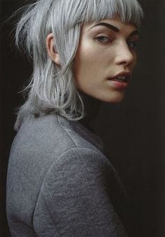 Trendy We Fryzurach, Hair Colorful, Short Haircut, Hair Envy, Grunge Hair, Grey Hair, Great Hair, Silver Hair, About Hair