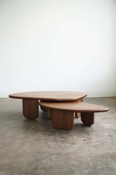 For Sale on 1stDibs - Organic shaped nesting coffee tables by Last Workshop, 2023 Solid walnut, natural finish Table one: 58' x 32' x 16'H Table two: 46' x 25' x 13.5' If not Walnut Coffee Table Modern, Coffee Table Ideas, Walnut Coffee Table, Nesting Coffee Tables, End Table Sets, Coffee Table Set, Wooden Coffee Table, Pierre Frey, Large Table