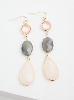 You'll be a stone-cold fox in these drop earrings. French hooks. Base metal. Imported. The best plus size women's gold-tone faux stone drop earrings in gold. Torrid is your destination for the freshest spring and summer styles. Stone Drop Earrings, Stone Cold Fox, Fitted Wedding Dress, Stone Cold, Summer Styles, Earrings In Gold, Faux Stone, Bra Cups, Diy Inspiration