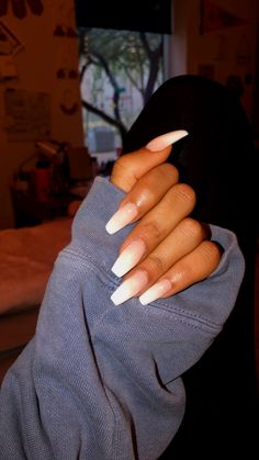 Classy Ombre Nails Almond, Frosted Ombre Nails, Overlay Ombre Nails, Ombre Nail Designs Fall, Ambra Nails, Ombre Nails Fall Colors, Neutral Ombre Nails, Peach Ombre Nails, Nude Ombré Nails