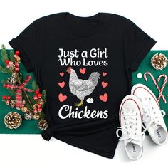 Buy Best Chicken Girls Rooster Poultry Chicken Farmer Shirt at Fantasywears. Hight quality products with perfect design is available in a spectrum of colors and sizes, and many different types of shirts! Unisex T-Shirt – 100% Cotton (fiber content may vary for different colors) – Medium fabric (5.3 oz/yd² (180 g/m²)) – Classic fit – Tear away the label – Runs true to size Women T-Shirt – 100% combed ringspun cotton (fiber content may vary for different colors) – Light fabric (4.3 oz/yd² (146 g/m Chicken Farmer, Chicken Shirt, Farmer Shirt, Chicken Shirts, Best Chicken, Just A Girl, Cute Tshirts, Hen, Types Of Shirts