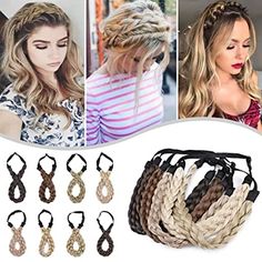 Braided Headband Styles You Need to Try This Season Faux Hair Braid, Fake Braid, Stretch Hair, Braided Headband Hairstyle, 2023 Outfits, Faux Hair, Rainbow Hair Color, 613 Blonde, Band Hair