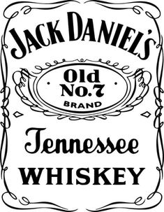 an old no 3 whiskey label with the words,'tennessee whiskey'in black and white