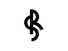 the letter s is made up of two black letters, and it looks like they are connected