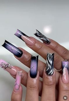 Cybergoth Nails, Eid Nails, Punk Nails, Airbrush Nails, Edgy Nails, Glamour Nails, Work Nails