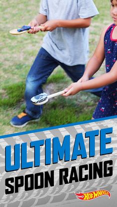 a boy and girl are playing ultimate frisbee