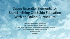 the cover of seven essential elements for standing cership education with an online curriculum