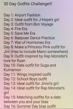 the 30 day outfits challenge is shown in this screenshoter's phone screen