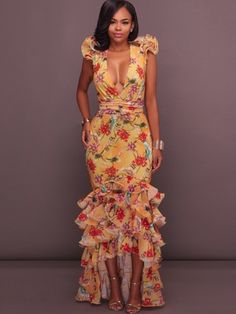 Tiered Dresses, African Prom Dresses, African Maxi Dresses, African Fashion Ankara, African Fashion Modern, African Print Fashion Dresses, Latest African Fashion Dresses