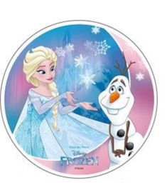 an image of frozen princess and snowman