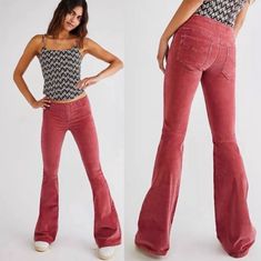 Special Jeans, Cord Jeans, Retail Stores, Bell Bottom, Dark Red, Flare Jeans, Bell Bottom Jeans, Date Night, Penny