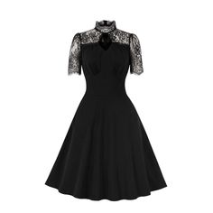 PRICES MAY VARY. ♥♥ Women's vintage 50's 60's style mesh short sleeve Audrey Hepburn dresses contrast color block black eyelash lace dress for women floral embroidered dress for women summer work high-waist swing a-line dress evening party gown 1950s cocktail formal casual dresses spring garden midi slim fit flare wedding prom dress, women embroidery flower dress short sweetheart dress vintage floral short sleeve midi dress, floral embroidery dress for women mesh sleeves long flowy dress black 5 1940s Vintage Dresses, 1940 Dress, Wrap Dress Long, Long Dress Plus Size, Estilo Pin Up, Floral Embroidery Dress, Robes Vintage, Dress Party Night, Moda Retro