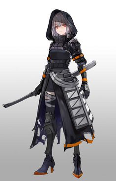 状さんのツイート: "オリキャラ描きました。… " Female Anime Characters, The Story, Character Design, Orange, Black, Design