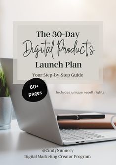 the 30 day digital products launch plan is here