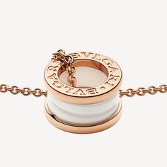 B.zero1 Chain Necklace Rose gold and White Ceramic Pendant | Bulgari Official Store Bulgari Jewelry Necklaces Pendants, Bvlgari B Zero 1 Necklace, Ceramic Necklace Jewellery, Bvlgari Jewelry, Louis Vuitton Sunglasses, Sunglasses Logo, Ceramic Necklace, Gold Ceramic, Rose Gold White