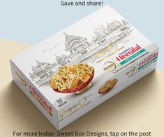 For contact, Call/WhatsApp: +91 9837262506 Visit www.archanvandan.blogspot.com for more Sweet Box Designs templates and Food packaging Concepts. Creating Best Traditions!🌸🌺 . . . . . . .
Indian Sweet Box Design template | Mithai box design | Archanvandan
 Indian Sweet Box Design | box packaging design | packaging design inspiration | food branding | food packaging design | Food Graphic Design | Creative advertising design | Archanvandan | Sweet box design packaging for wedding Indian Sweets Packaging, Sweet Box Design Indian, Candy Box Design, Snack Box Packaging, Packaging Design Inspiration Food, Dessert Packaging Design, Box Package Design, Sweet Packaging Design, Sweet Box Packaging