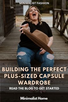 When was the last time you organized your clothes closet? Does your current wardrobe suit your body shape? Does everything still fit?  Building a plus size capsule wardrobe or minimalist closet will take away the stress of knowing what to wear each day, knowing that whatever you choose will look great and make you feel great about yourself.   Read the blog to learn how to get started creating a plus size capsule wardrobe with what you already have as well as shopping tips to fill any gaps.  #plussizefashion #minimalistfashion #minimalistcloset Staple Clothes Wardrobe Basics, Plus Size Neutral Capsule Wardrobe, Plus Size Wardrobe Essentials, Plus Size Winter Capsule, Plus Size Capsule Wardrobe Spring 2024, Minimalist Plus Size Fashion, Plus Size Capsule Wardrobe 2024, Plus Size Travel Capsule Wardrobe, How To Build A Capsule Wardrobe