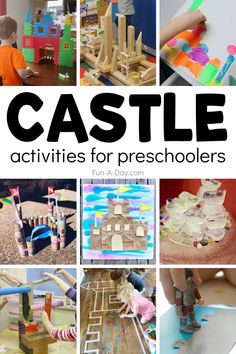 castle activities for preschoolers to play with and learn how to make them at home