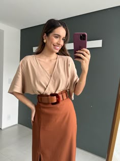 Classy Work Outfits, First Look, Work Outfit, Casual Fashion, Long Sleeve Blouse, Blouses, Pure Products, Wardrobe, Women's Top