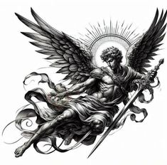 Statue Tattoo, Greek Mythology Tattoos, Religious Tattoo, Mythology Tattoos