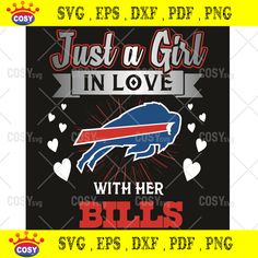 the buffalo bills svg file is available for use on t - shirts and other items