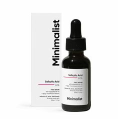 Minimalist 2% Salicylic Acid Serum For Acne, Blackheads & Open Pores | Reduces Excess Oil & Bumpy Texture | BHA Based Exfoliant for Acne Prone or Oily Skin | 30ml Blackhead removal serum: Minimalist's Salicylic Acid easily penetrates the pore lining and scoops out the dirt, debris, and sebum (clinically proven to work better than oil-based traditional salicylic acid), so skin looks clear and soft. Removes blackheads and whiteheads by keeping your pores clean and controlling excessive oil. It is Salicylic Acid Serum, Serum For Acne, Open Pores, Blemish Remover, Hair Growth Serum, Tranexamic Acid, Growth Serum, Acne Marks, Face Hydration