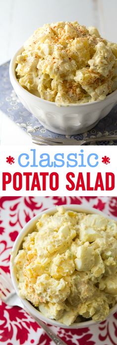 this classic potato salad is the perfect side dish for any holiday dinner