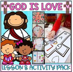 an image of god is love lesson and activity pack