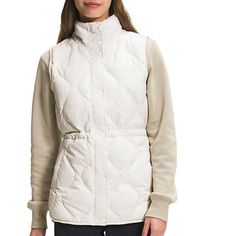 Nwt The North Face W Westcliff Dwn Vest Sz-S Color Gardenia White Features Of The The North Face Women's Westcliffe Down Vest Quick-Drying Fabric Onion Quilting 600 Fill Recycled Waterfowl Down Heatseeker Eco Insulation For Warmth Even In Wet Weather Non-Pfc Dwr Finish For Added Protection Stand Collar Snap Placket Covers The Center Front Zip Internal, Adjustable Waist Cinch Drop-In Welt Hand Pockets With Heatseeker Eco Insulation Elastic Binding On Armholes And Hem Curved Hem Embroidered Logo O Nort Face, The North Face Puffer, North Face Nuptse, North Face Vest, Womens Sherpa, Quilted Puffer Vest, Womens Puffer Vest, Reversible Vest, Hooded Vest