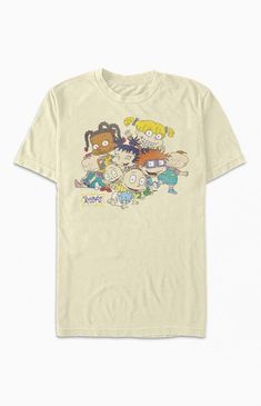 Online only! Fifth Sun brings the nostalgia with the all-new Nickelodeon '90s tees. The Rugrats T-Shirt features short sleeves, a crew neckline, a front graphic, and a boyfriend fit. Solid color tee Short sleeves Crew neckline Front graphic Boyfriend fit PacSun Womens Rugrats T-Shirt size 2XL 90s Shirts Graphic Tees, Rapper Shirts, 90s Tees, Graphic Tee Outfits, 90s Shirts, Tee Outfit, Womens Activewear, Cool Tees, Graphic Shirts