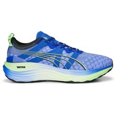 Puma Foreverrun Nitro Running  Mens Blue Sneakers Athletic Shoes 37775702 New With Box. Sneakers Athletic, Puma Mens, Puma Shoes, Blue Sneakers, Pumas Shoes, Running Sneakers, Sneakers Shoes, Blue Shoes, Blue Man